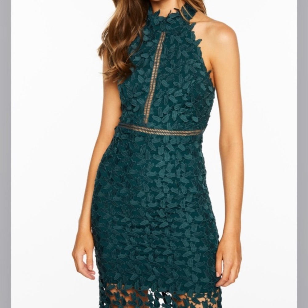 Bardot dress Sz 6 green